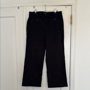 J crew Black Wide-Leg Pants